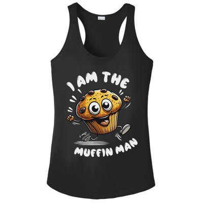 IM The Muffin Man! Muffin Ladies PosiCharge Competitor Racerback Tank