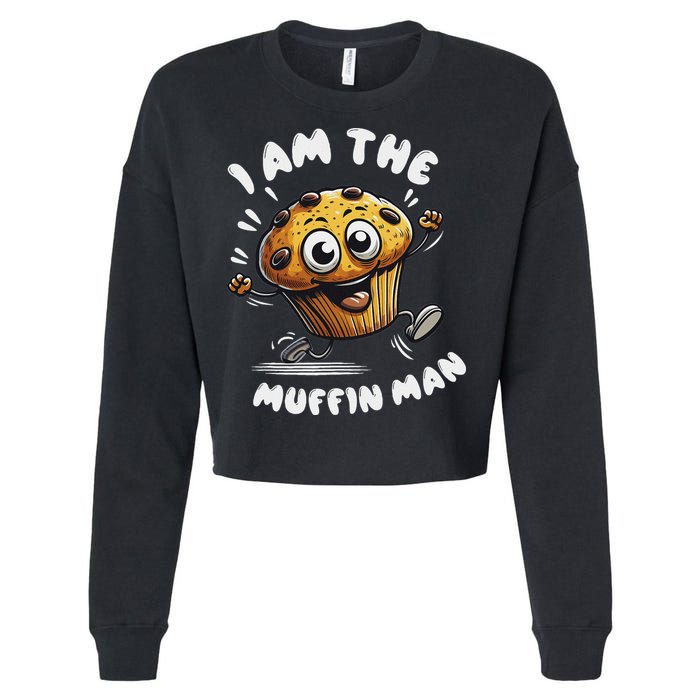 IM The Muffin Man! Muffin Cropped Pullover Crew
