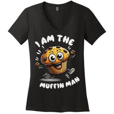 IM The Muffin Man! Muffin Women's V-Neck T-Shirt