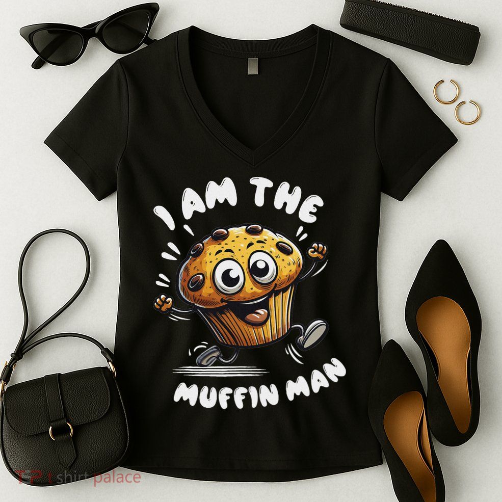 IM The Muffin Man! Muffin Women's V-Neck T-Shirt