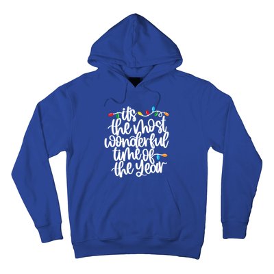 ItS The Most Wonderful Time Of The Year Christmas Lights Gift Hoodie