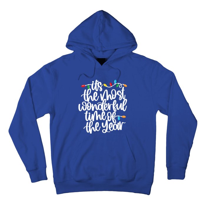 ItS The Most Wonderful Time Of The Year Christmas Lights Gift Hoodie