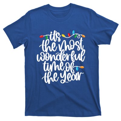 ItS The Most Wonderful Time Of The Year Christmas Lights Gift T-Shirt