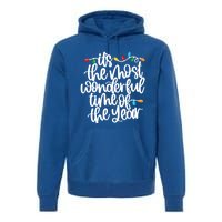 ItS The Most Wonderful Time Of The Year Christmas Lights Gift Premium Hoodie