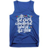 ItS The Most Wonderful Time Of The Year Christmas Lights Gift Tank Top