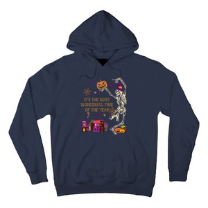 ItS The Most Wonderful Time Of The Year Halloween Skeleton Hoodie