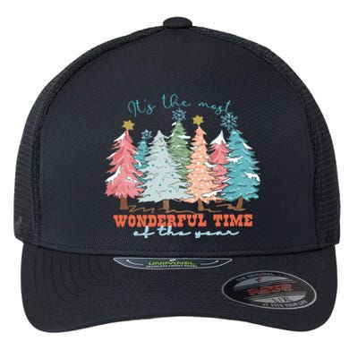 Its The Most Wonderful Time Of Year Christmas Flexfit Unipanel Trucker Cap