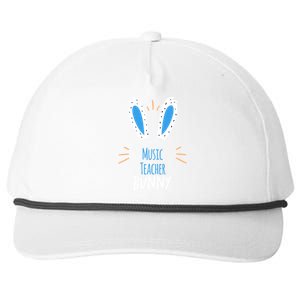 I'm The Music Teacher Bunny Ears Easter Sunday Cute Gift Snapback Five-Panel Rope Hat