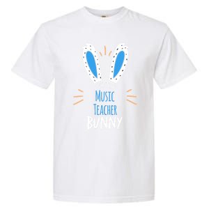 I'm The Music Teacher Bunny Ears Easter Sunday Cute Gift Garment-Dyed Heavyweight T-Shirt