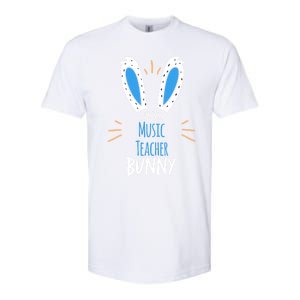 I'm The Music Teacher Bunny Ears Easter Sunday Cute Gift Softstyle CVC T-Shirt