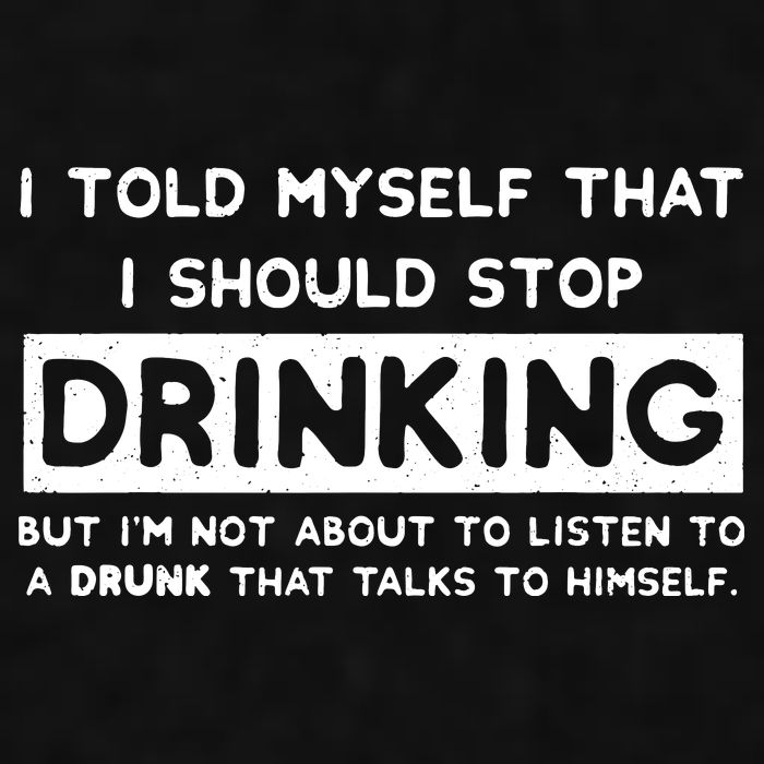 I Told Myself That I Should Stop Drinking Ladies PosiCharge Tri-Blend Wicking Tank