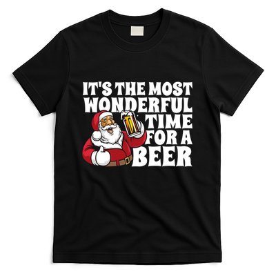 ItS The Most Wonderful Time For A Beer Christmas In July T-Shirt