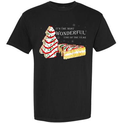 Its The Most Wonderful Time Of The Year Snack Cake Christmas Garment-Dyed Heavyweight T-Shirt