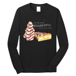 Its The Most Wonderful Time Of The Year Snack Cake Christmas Long Sleeve Shirt