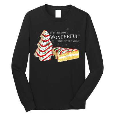 Its The Most Wonderful Time Of The Year Snack Cake Christmas Long Sleeve Shirt
