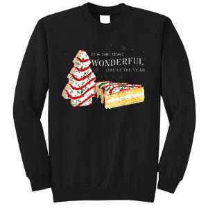 Its The Most Wonderful Time Of The Year Snack Cake Christmas Sweatshirt