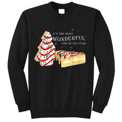 Its The Most Wonderful Time Of The Year Snack Cake Christmas Sweatshirt