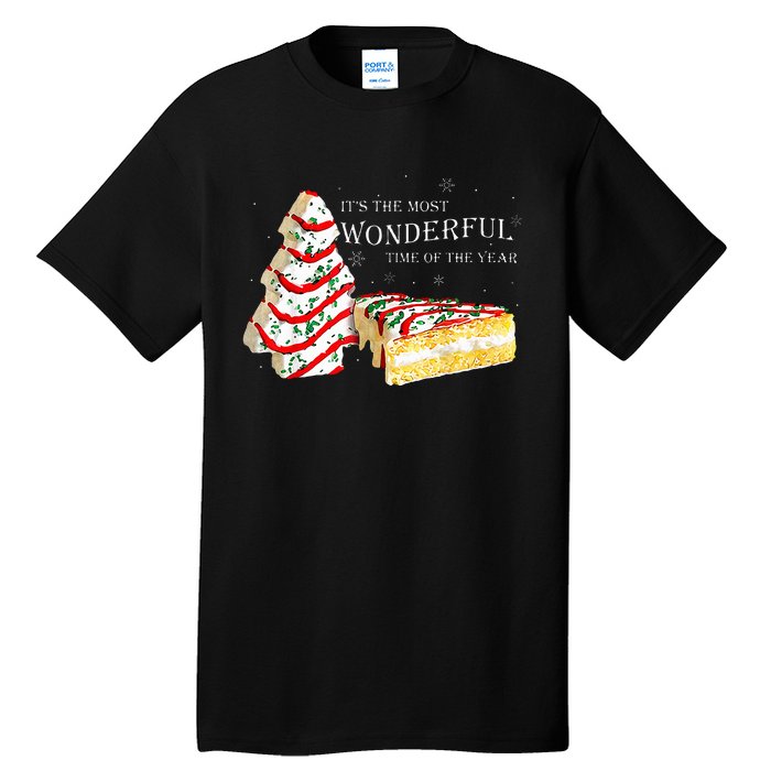 Its The Most Wonderful Time Of The Year Snack Cake Christmas Tall T-Shirt