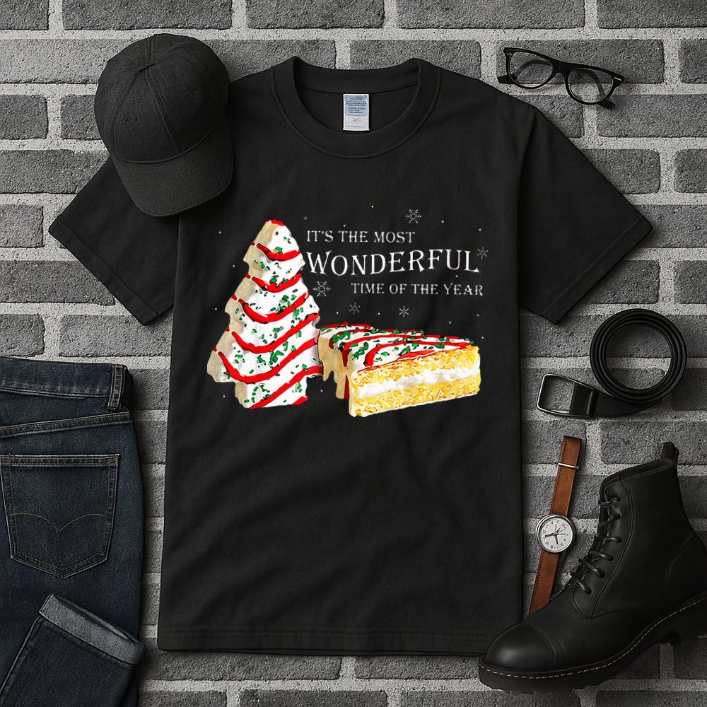 Its The Most Wonderful Time Of The Year Snack Cake Christmas Tall T-Shirt