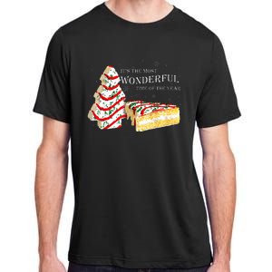 Its The Most Wonderful Time Of The Year Snack Cake Christmas Adult ChromaSoft Performance T-Shirt