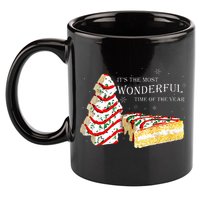 Its The Most Wonderful Time Of The Year Snack Cake Christmas 11oz C Handle Ceramic Mug