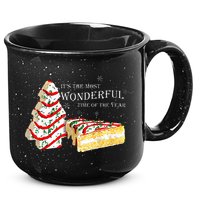Its The Most Wonderful Time Of The Year Snack Cake Christmas 15oz Campfire Ceramic Mug