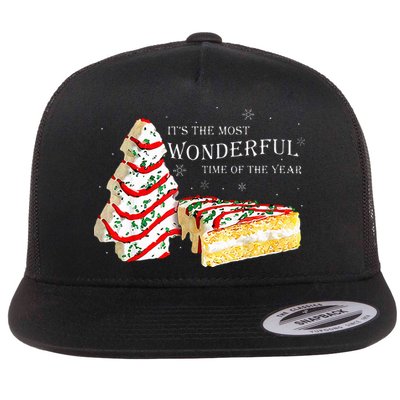 Its The Most Wonderful Time Of The Year Snack Cake Christmas Flatbill Hat