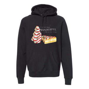 Its The Most Wonderful Time Of The Year Snack Cake Christmas Premium Hoodie