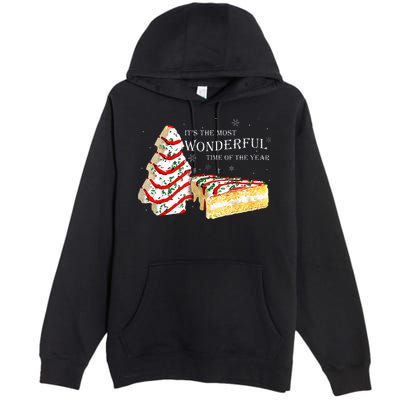Its The Most Wonderful Time Of The Year Snack Cake Christmas Premium Pullover Hoodie