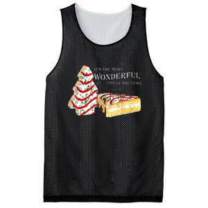 Its The Most Wonderful Time Of The Year Snack Cake Christmas Mesh Reversible Basketball Jersey Tank