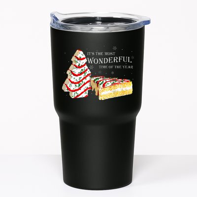 Its The Most Wonderful Time Of The Year Snack Cake Christmas Tumbler