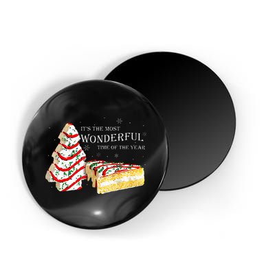 Its The Most Wonderful Time Of The Year Snack Cake Christmas Magnet