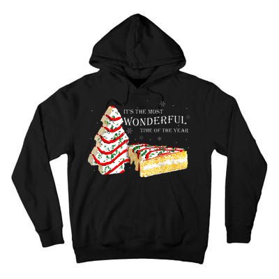 Its The Most Wonderful Time Of The Year Snack Cake Christmas Tall Hoodie