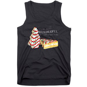 Its The Most Wonderful Time Of The Year Snack Cake Christmas Tank Top