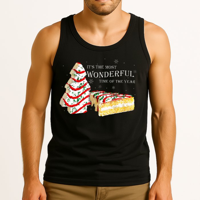 Its The Most Wonderful Time Of The Year Snack Cake Christmas Tank Top