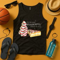 Its The Most Wonderful Time Of The Year Snack Cake Christmas Tank Top
