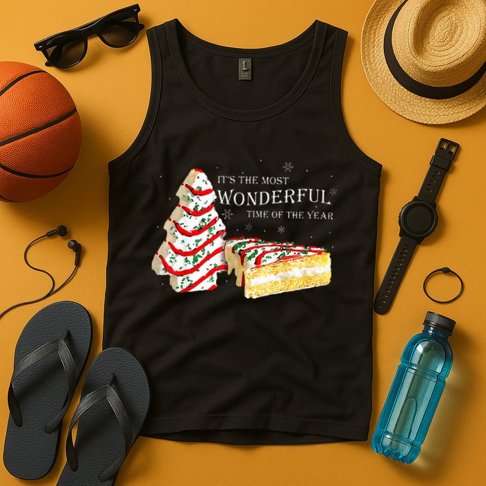 Its The Most Wonderful Time Of The Year Snack Cake Christmas Tank Top