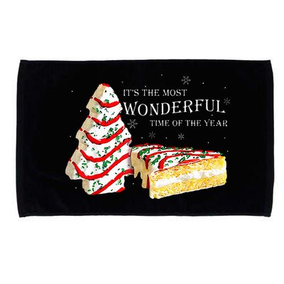 Its The Most Wonderful Time Of The Year Snack Cake Christmas Microfiber Hand Towel