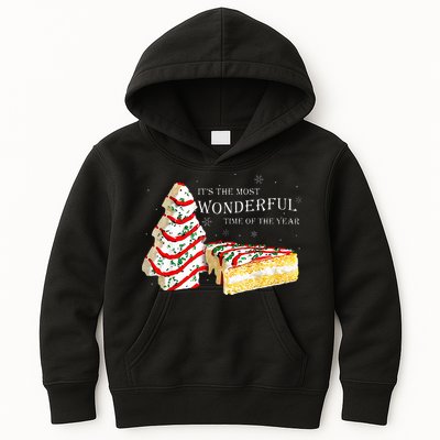 Its The Most Wonderful Time Of The Year Snack Cake Christmas Kids Hoodie