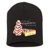 Its The Most Wonderful Time Of The Year Snack Cake Christmas Short Acrylic Beanie