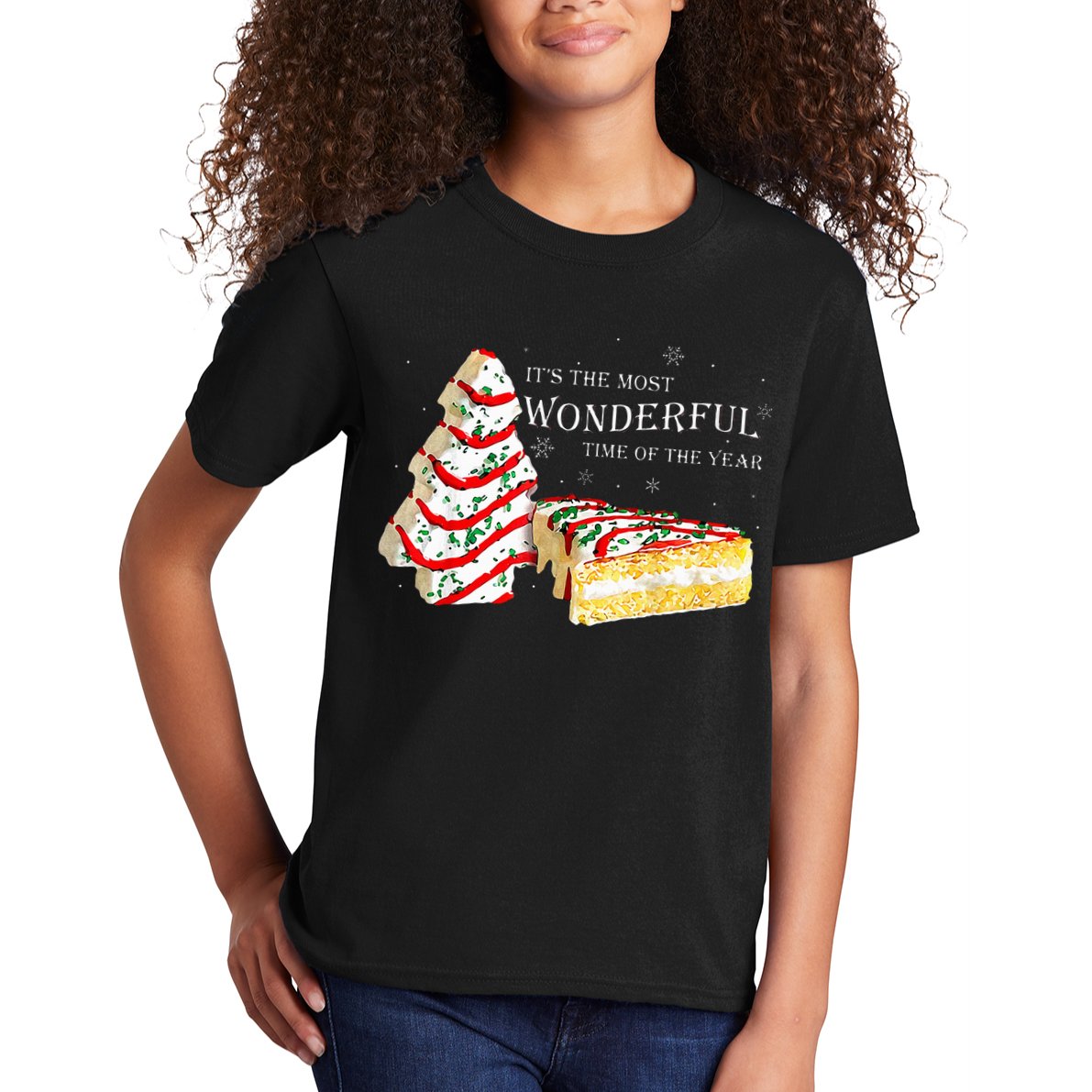 Its The Most Wonderful Time Of The Year Snack Cake Christmas Kids T-Shirt