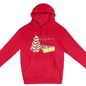 Its The Most Wonderful Time Of The Year Snack Cake Christmas Premium Pullover Hoodie