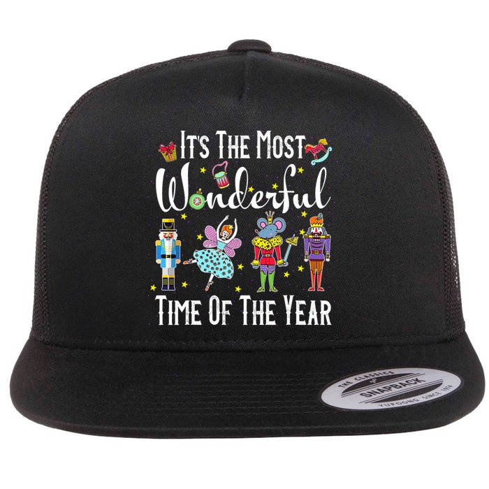 It's The Most Wonderful Funny Nutcracker Squad Flat Bill Trucker Hat