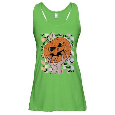 ItS The Most Wonderful Time Of The Year Pumpkin Autumn Cool Gift Ladies Essential Flowy Tank