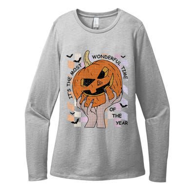 ItS The Most Wonderful Time Of The Year Pumpkin Autumn Cool Gift Womens CVC Long Sleeve Shirt