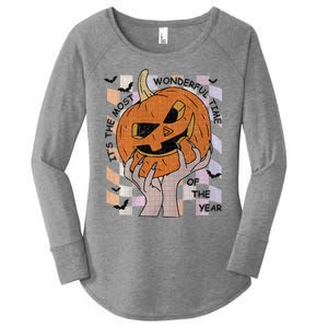 ItS The Most Wonderful Time Of The Year Pumpkin Autumn Cool Gift Women's Perfect Tri Tunic Long Sleeve Shirt