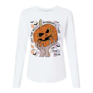 ItS The Most Wonderful Time Of The Year Pumpkin Autumn Cool Gift Womens Cotton Relaxed Long Sleeve T-Shirt