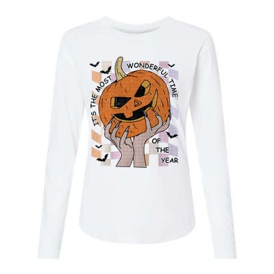 ItS The Most Wonderful Time Of The Year Pumpkin Autumn Cool Gift Womens Cotton Relaxed Long Sleeve T-Shirt