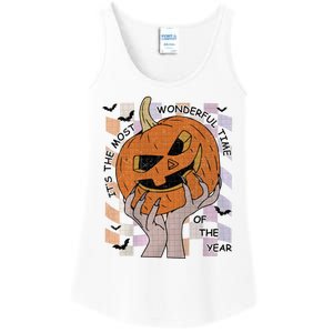 ItS The Most Wonderful Time Of The Year Pumpkin Autumn Cool Gift Ladies Essential Tank