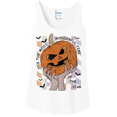 ItS The Most Wonderful Time Of The Year Pumpkin Autumn Cool Gift Ladies Essential Tank